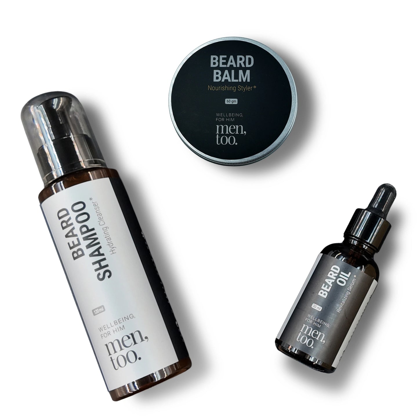 Beard Grooming Essentials Trio