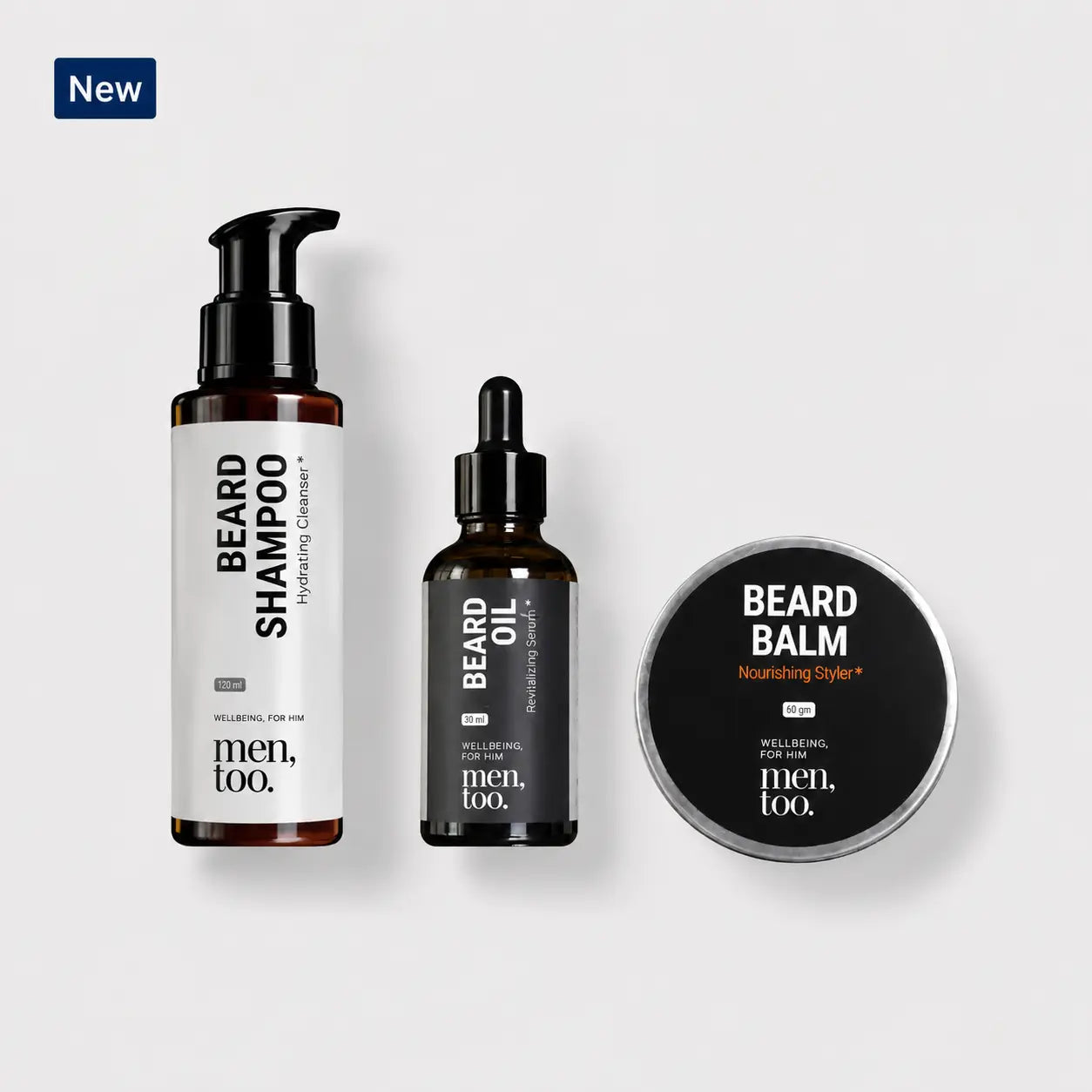 Beard Grooming Essentials Trio
